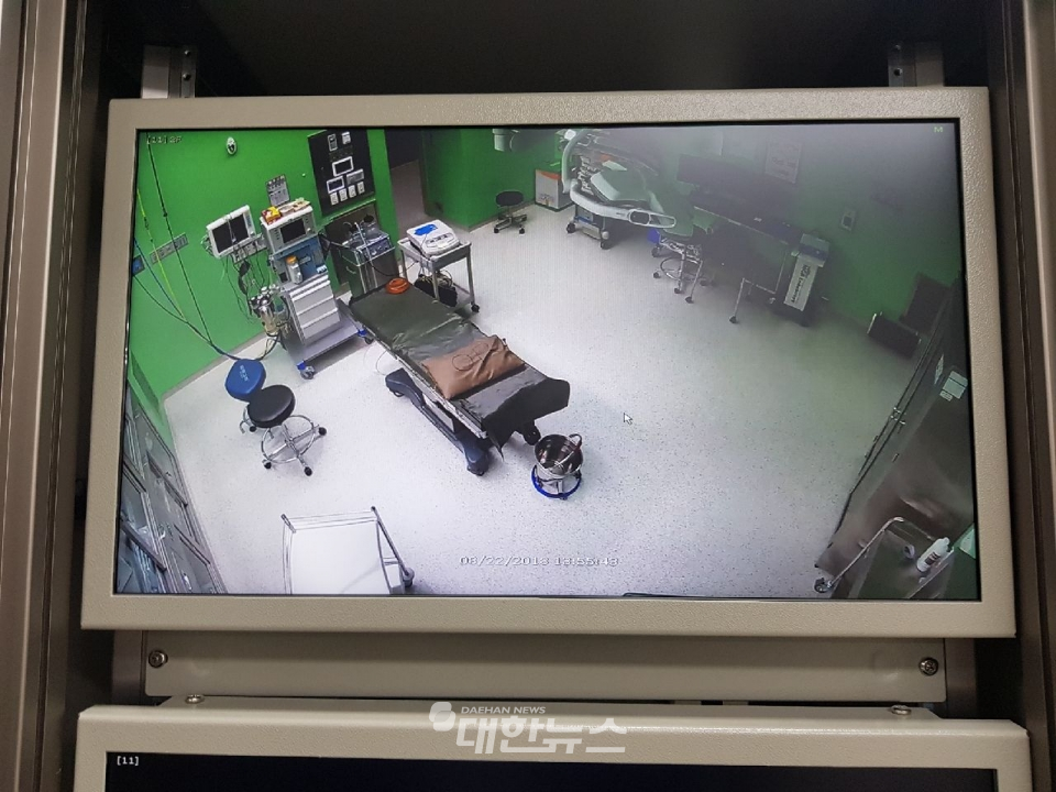 사진은 수술실 CCTV 활용 모습ⓒ대한뉴스