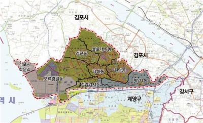 인천 북부권 현황도ⓒ대한뉴스