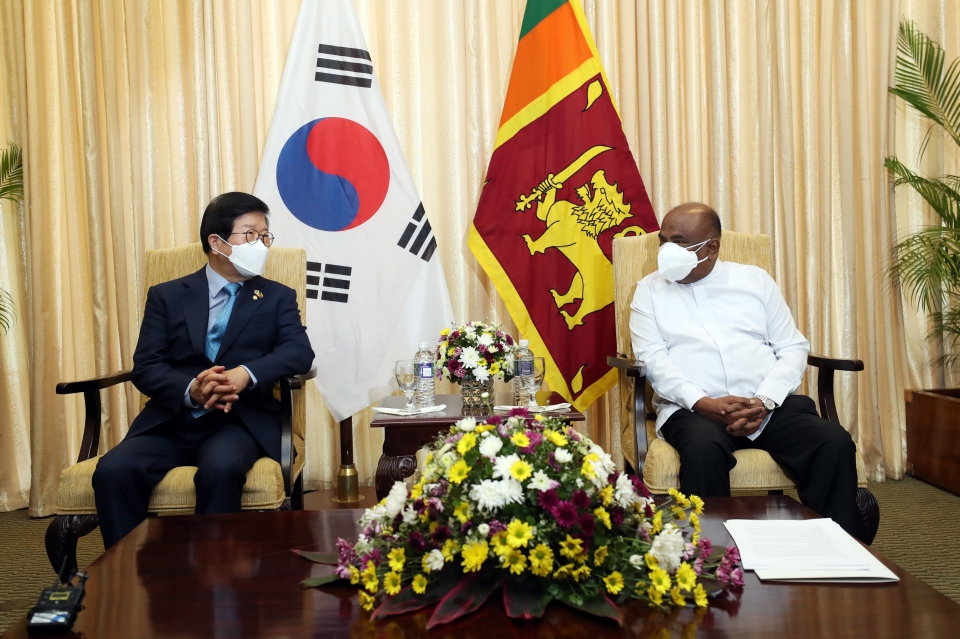 박병석 의장, 이틀간 스리랑카 자원·경제외교