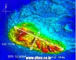 해양조사원, 이어도 북동쪽 4.5km 부근서 5만2천8백㎡ 크기 수중암초 확인