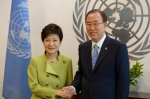박근혜 대통령, 반기문 유엔사무총장 면담