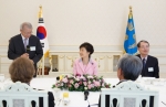 박 대통령, '2014 국제법률심포지엄' 참석 인사 초청 오찬