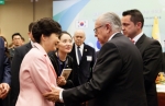 박근혜 대통령, 콜롬비아 한국전 참전용사 간담회 참석