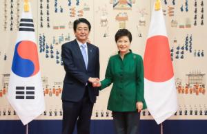 박근혜 대통령·아베 신조 일본 총리 정상회담