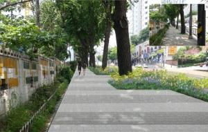 서울역고가 보행길과 연계한 도로공간 재편 및 보행환경개선 공사 11월 착수