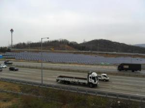 제3경인고속화도로 유휴부지 활용 태양광발전 부속사업 1단계 준공