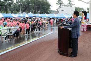 양승조 지사, 28일 제16회 태안 바다수영대회 참석해 축하