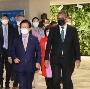 박병석 의장 “한국, 글로벌 바이오인력 양성허브 최적지”