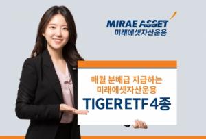 미래에셋자산운용, TIGER ETF 4종 월분배 개시...한국거래소 상장 ETF 중 최다 종목, 최대 규모