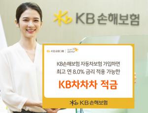 KB손해보험과 KB국민은행 제휴 상품 ‘KB차차차 적금’ 출시